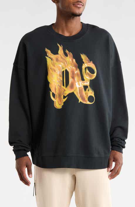 Palm Angels Fire Logo Sweatshirt