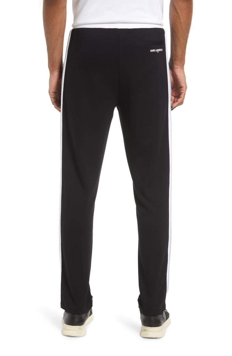 KARL LAGERFELD PARIS Men's Colorblock Track Pants, Alternate, color,