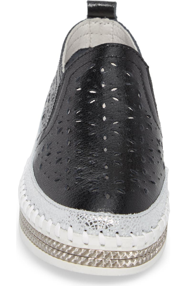 bernie mev. Perforated Slip-On Sneaker, Alternate, color,