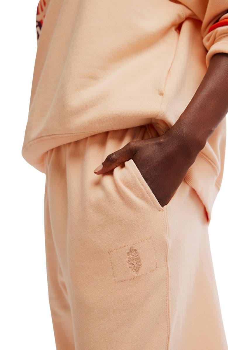 Free People FP Movement All Star Oversize Graphic Joggers, Alternate, color, Pastel Peach Sport