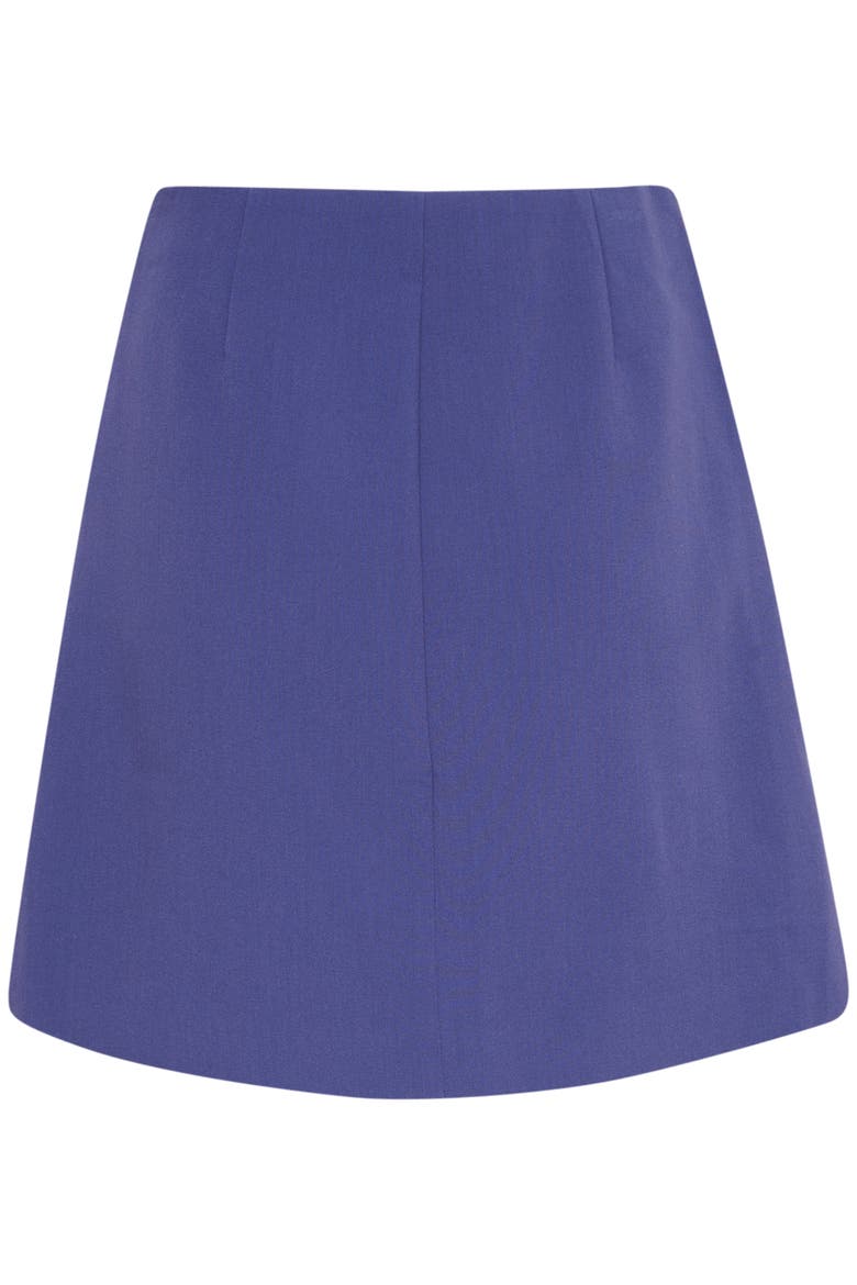 Corinne A-Line Silhouette Mini Skirt, Alternate, color, Patriot Blue