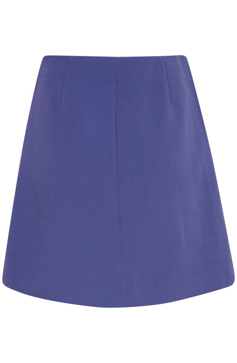 Soaked in Luxury Corinne A-Line Silhouette Mini Skirt, Alternate, color, Patriot Blue