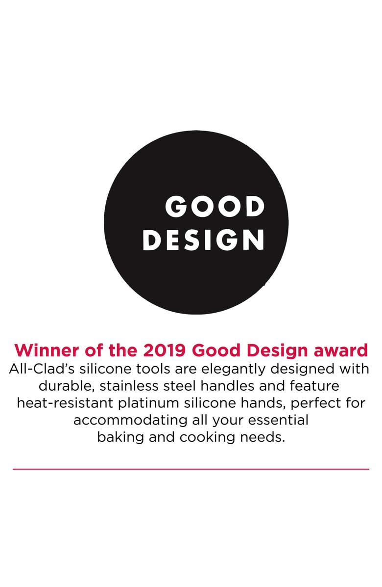 All-Clad Silicone Spatula, Alternate, color, Gray