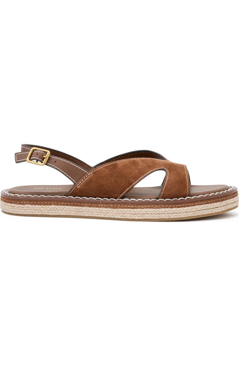 Reiss Rhia Espadrille Slingback Sandal, Alternate, color, Tan