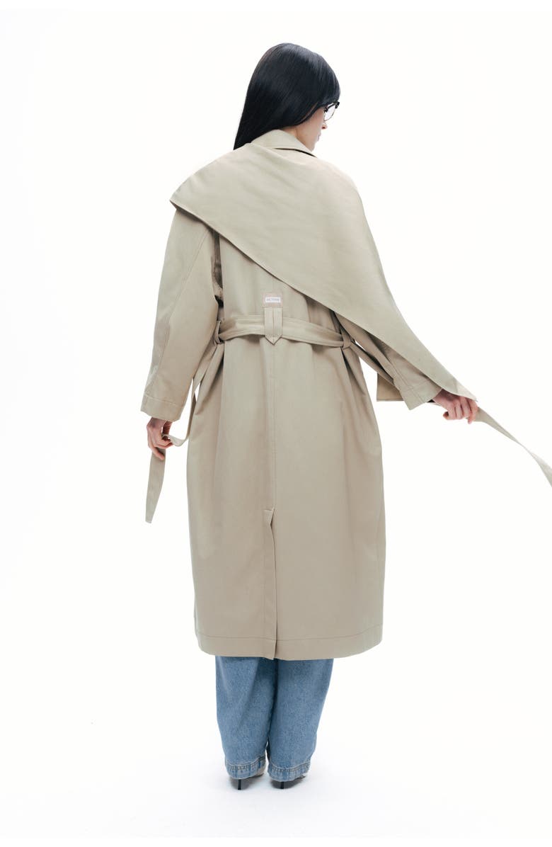 Nocturne Shawl-Designed Trench Coat, Alternate, color, 