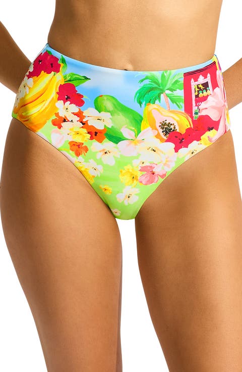High Waist Bikini Bottoms