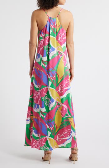 Printed Maxi Sundress