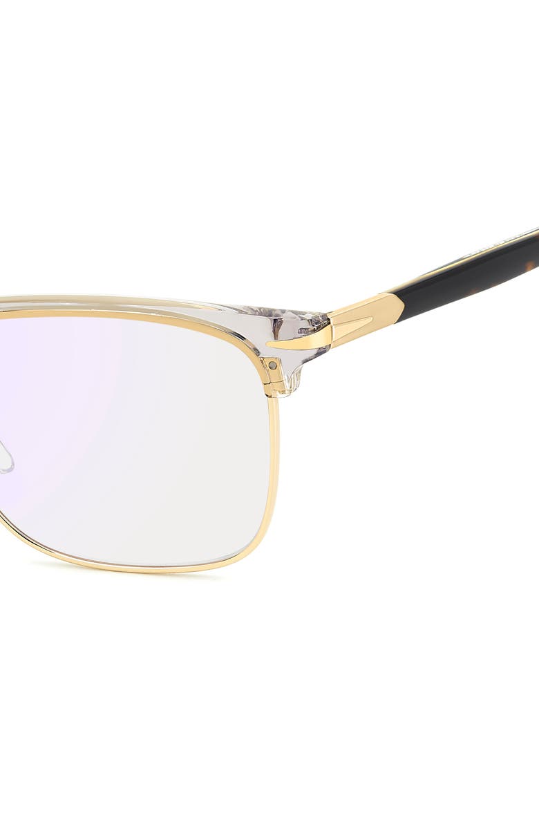 David Beckham Eyewear 54mm Rectangular Optical Glasses, Alternate, color, 