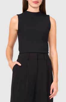 Halogen® Funnel Neck Ponte Shell