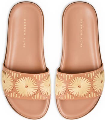 Jack Rogers Somerset Embroidered Slide Sandal (Women