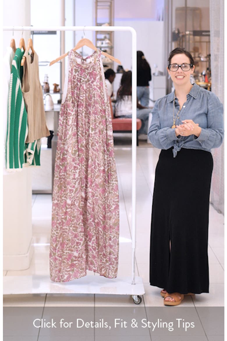 Organza Sleeveless Maxi Dress video