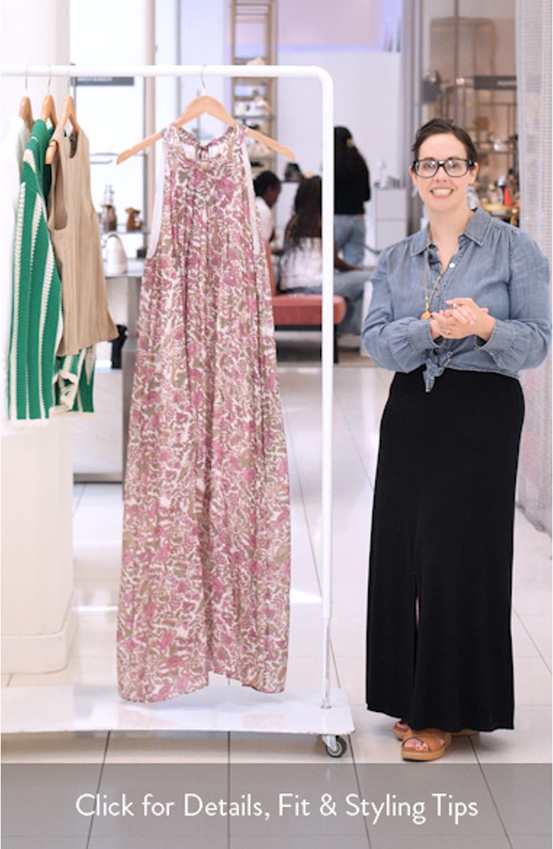Organza Sleeveless Maxi Dress, sales video thumbnail