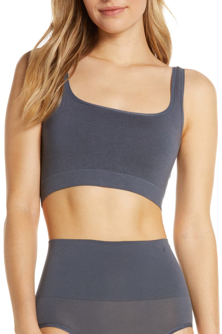 Tanya Scoop Neck Bra, Main, color, OMBRE BLUE