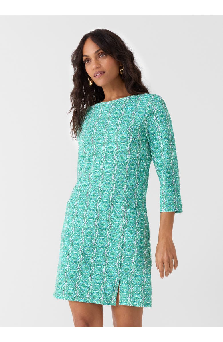 Cabana Life Gauze Shift Dress w/ Side Slit, Main, color, Hudson