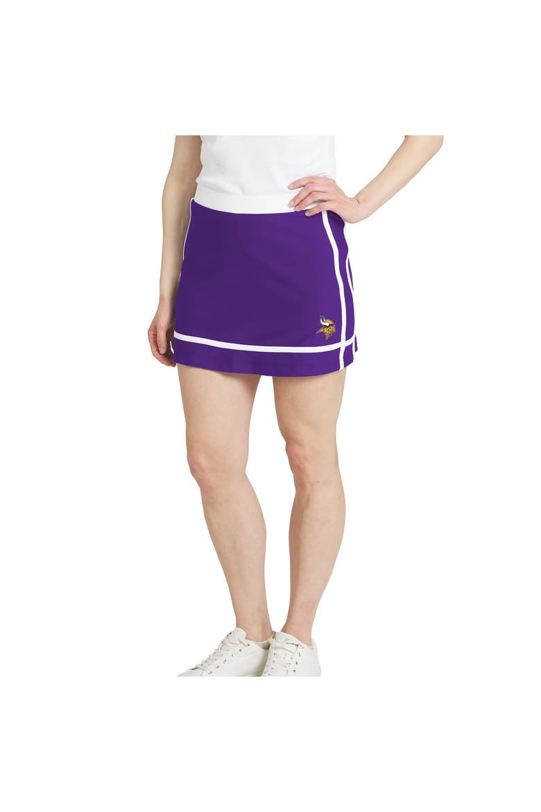 Women's WEAR by Erin Andrews  Purple Minnesota Vikings Stripe Skort, Main, color, Purple