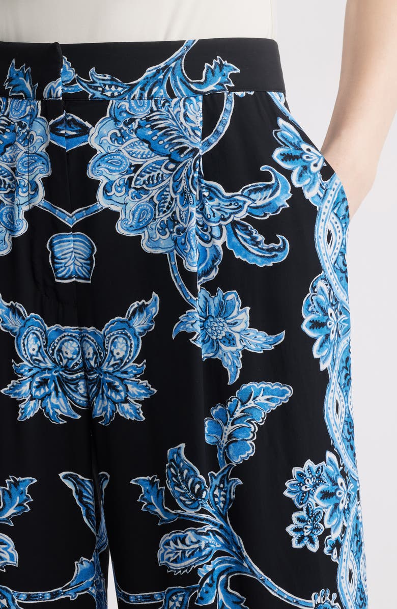 Elie Tahari The Skylar Estate Garden Print Pants, Alternate, color, 