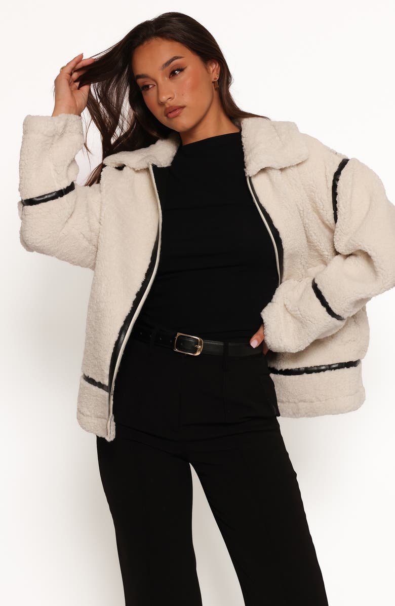 Petal & Pup Ricki Faux Shearling Jacket, Alternate, color,