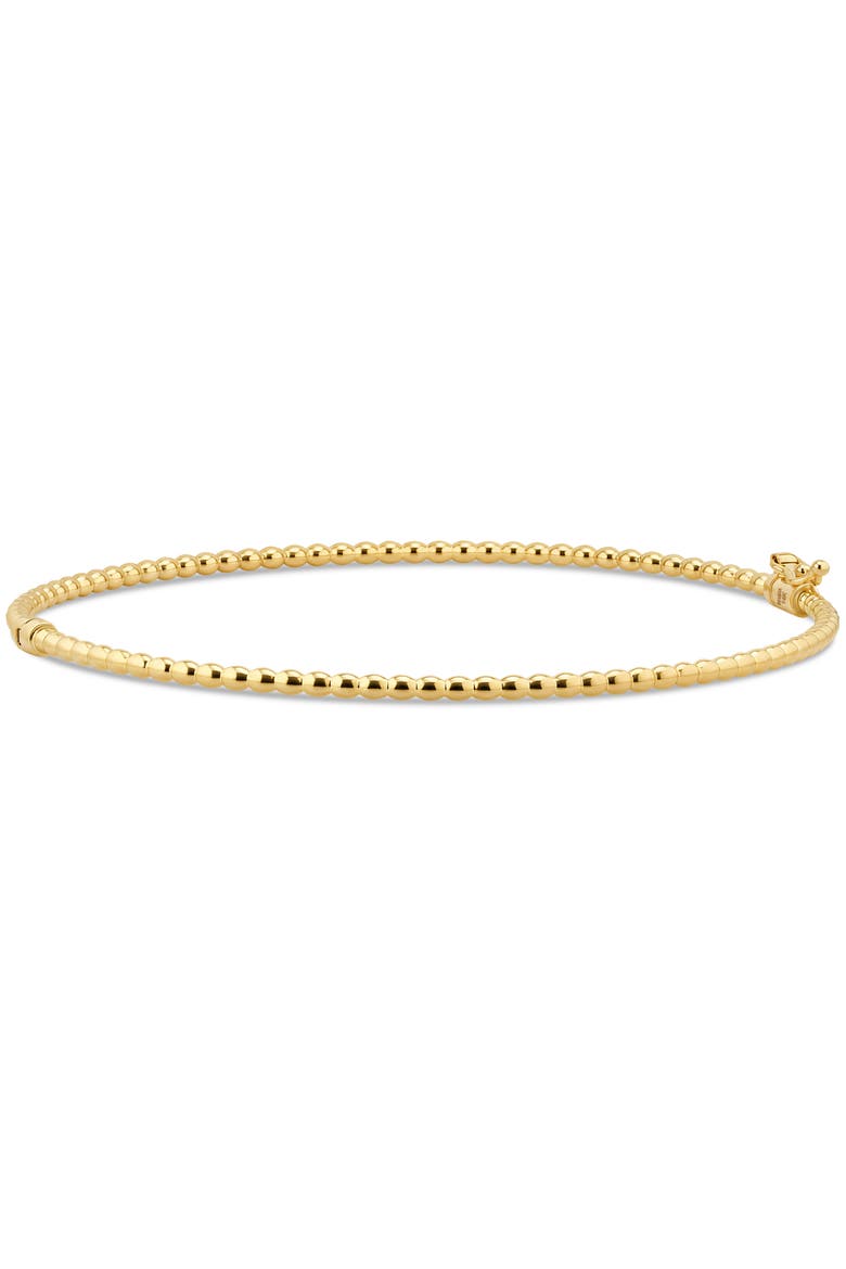 Beaded Ball Bangle Bracelet in 14K Gold, Alternate, color, Yellow Gold
