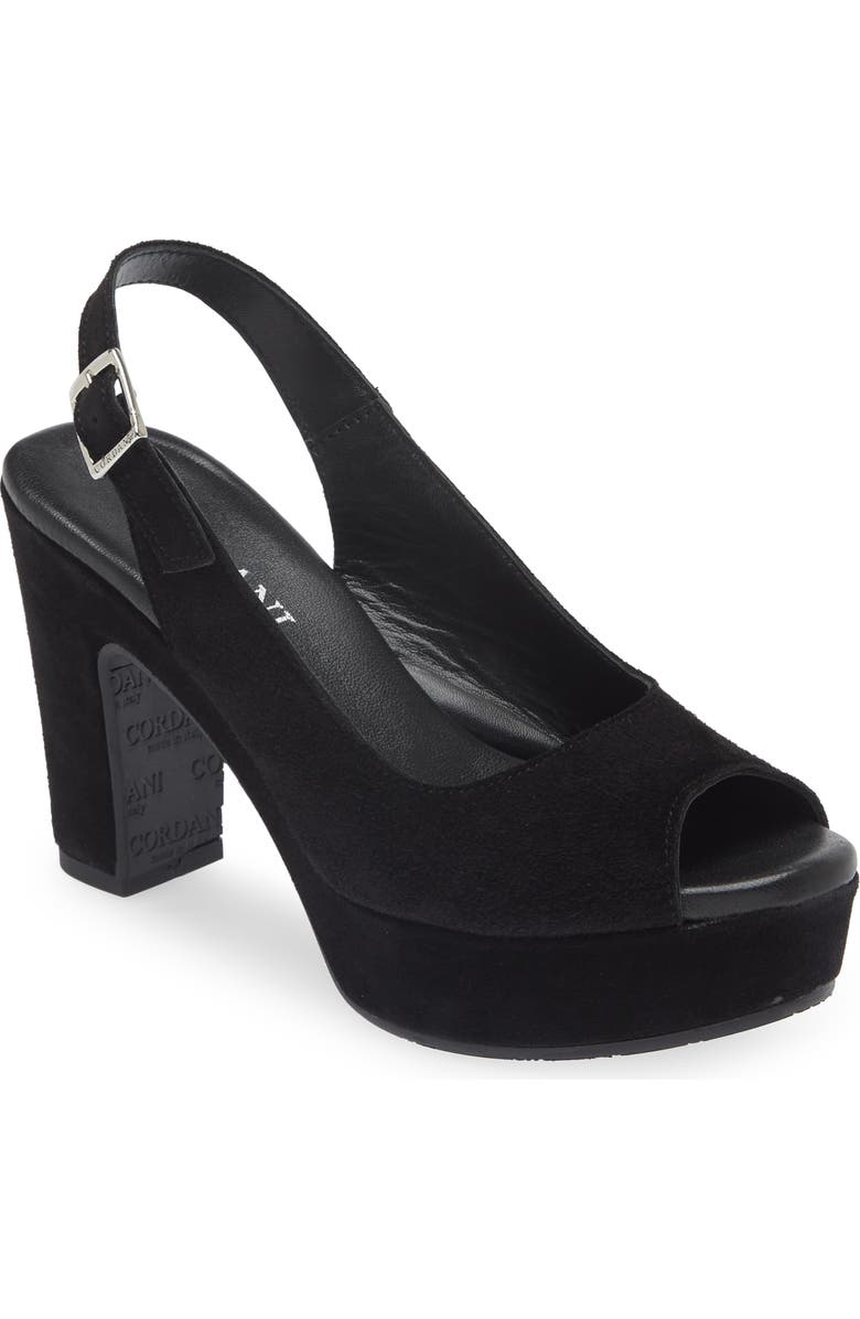 Cordani Tyler Peep Toe Slingback Pump, Main, color,