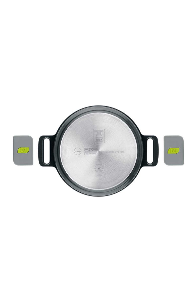BRA Cookware Life Ceramic Nonstick Sauté Pan w/Glass Lid, 11 Inch, 3.3 Quart, Alternate, color, Black