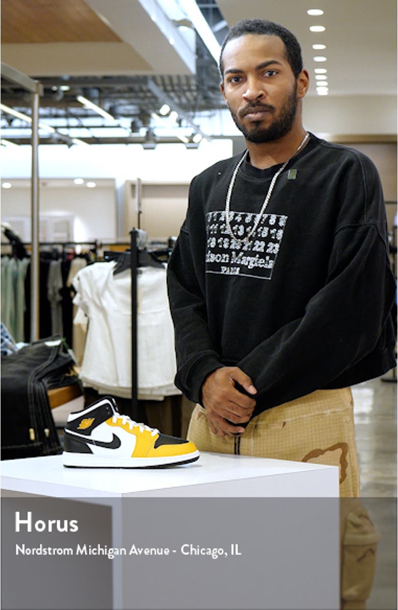 Kids' Air Jordan 1 Mid Sneaker, sales video thumbnail