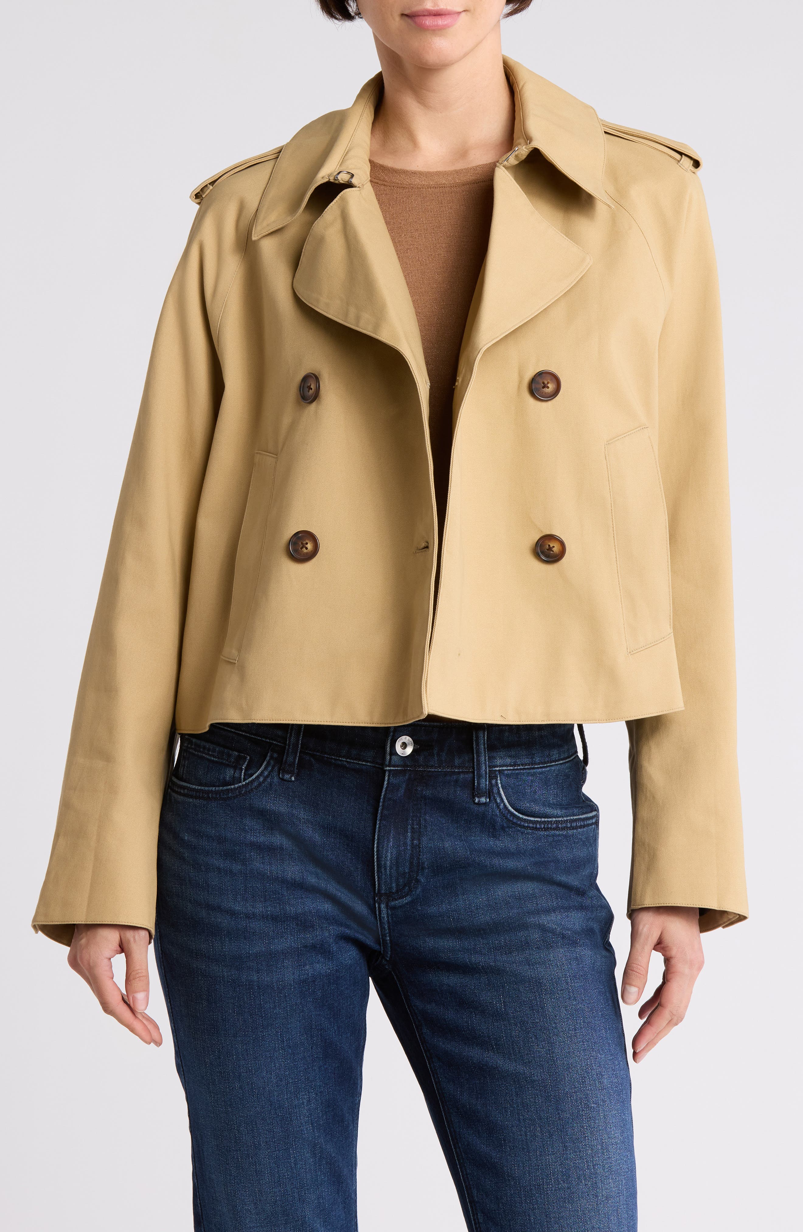 rag & bone Talia Crop Trench Jacket