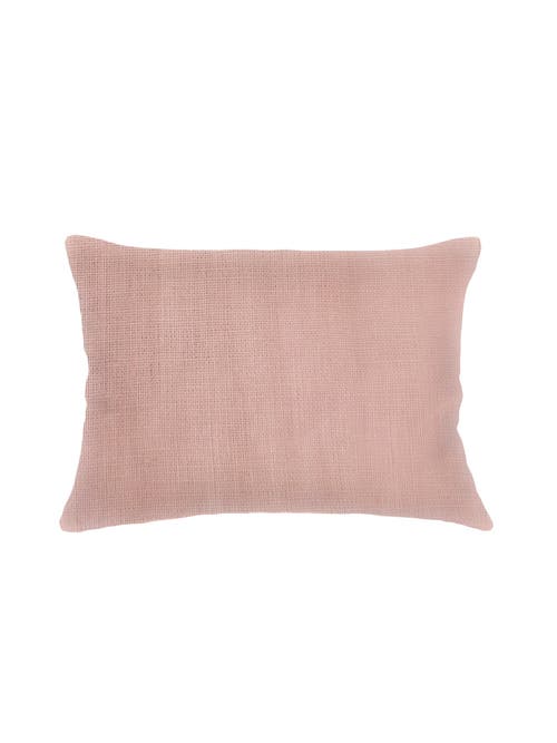 Anaya So Soft Linen Pillow Cover Only In Rose Pink