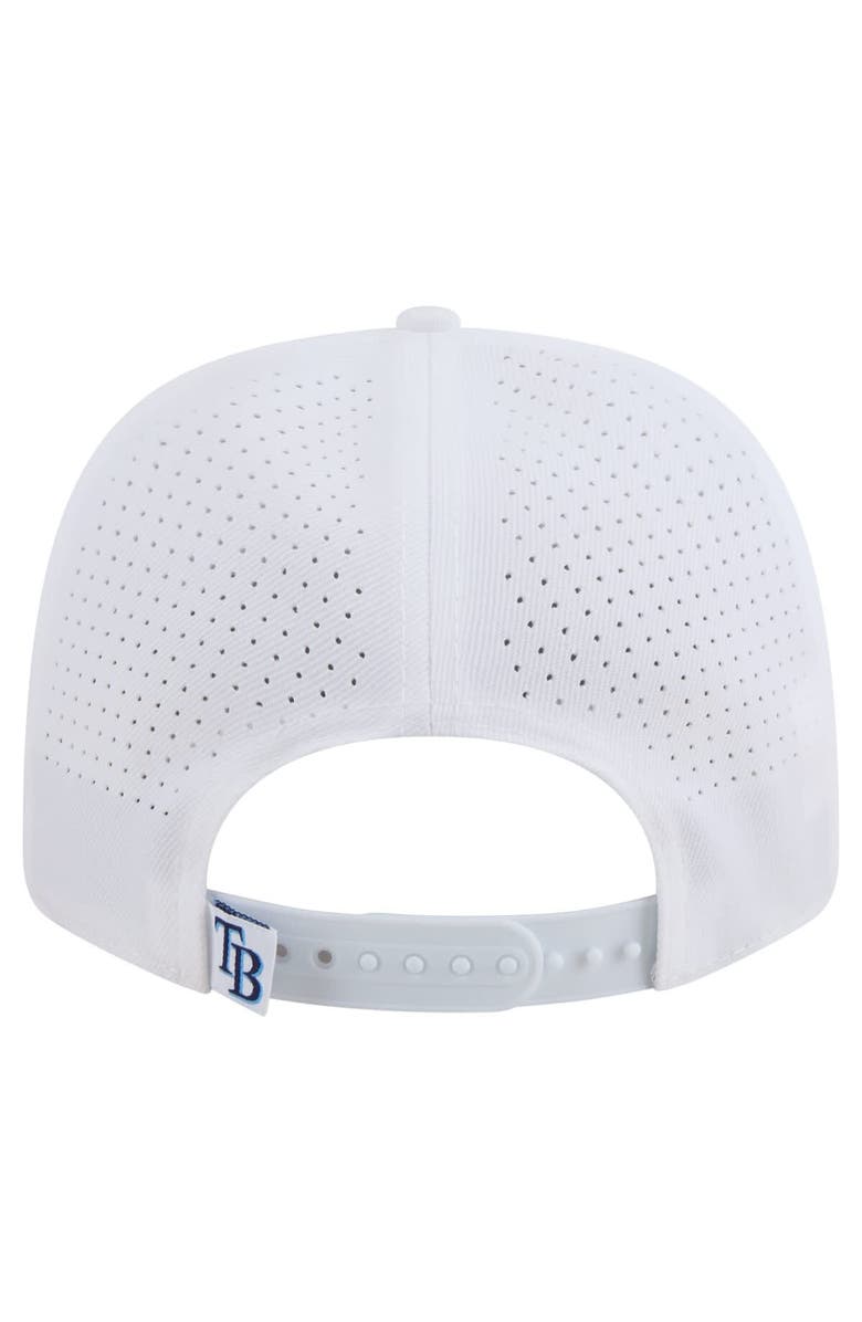 New Era Men's New Era White Tampa Bay Rays COOLERA 9SEVENTY Adjustable Hat, Alternate, color, White