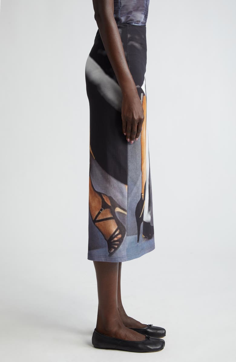 ELLISS Stomp Stretch Organic Cotton Jersey Skirt, Alternate, color, 