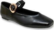 CHASE AND CHLOE Faux Leather Mary Jane Flat