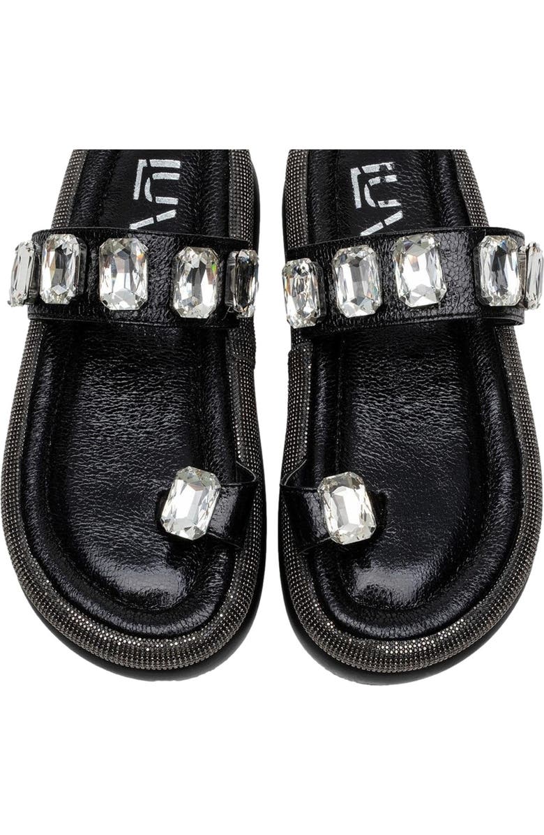 Prologue Shoes Evans Jeweled Platform Sandal, Alternate, color,