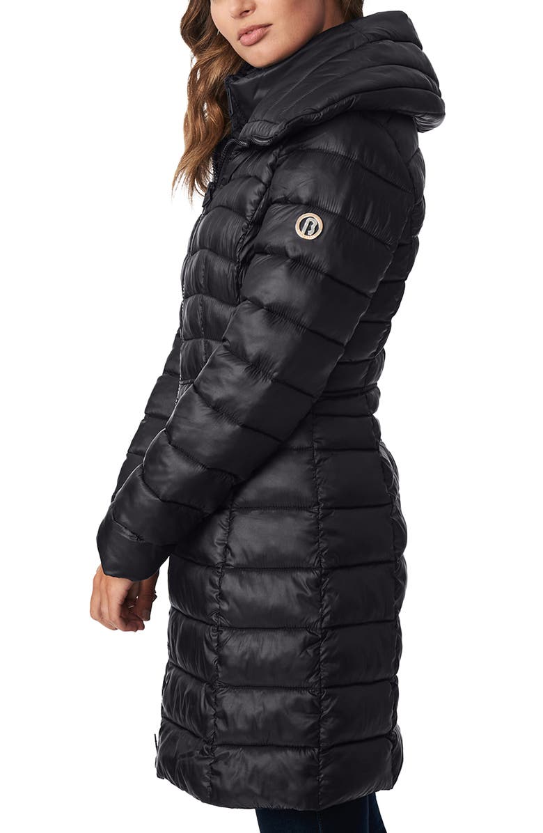 Bernardo Packable Water Resistant Ecoplume<sup>™</sup> Walker Coat, Alternate, color, 