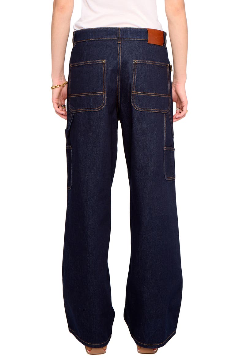 Perya Straight Leg Cargo Jeans, Alternate, color, BRUT
