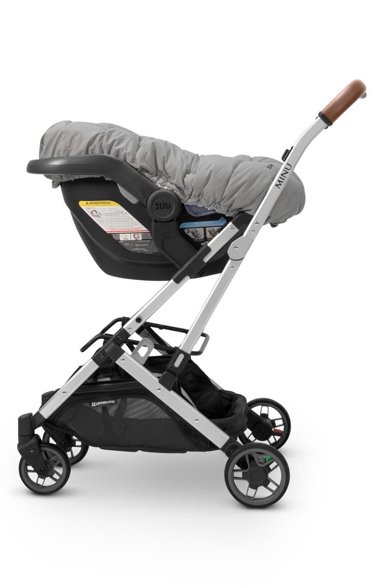 UPPAbaby Stella CozyGanoosh Mesa Infant Car Seat Muff, Alternate, color, Grey Brushed