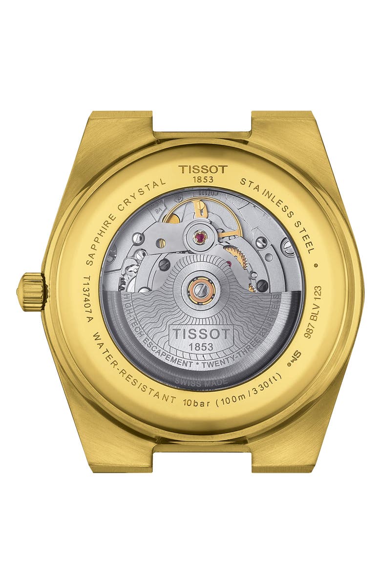 Tissot PRX Powermatic 80 Bracelet Watch, 40mm, Alternate, color, Gold
