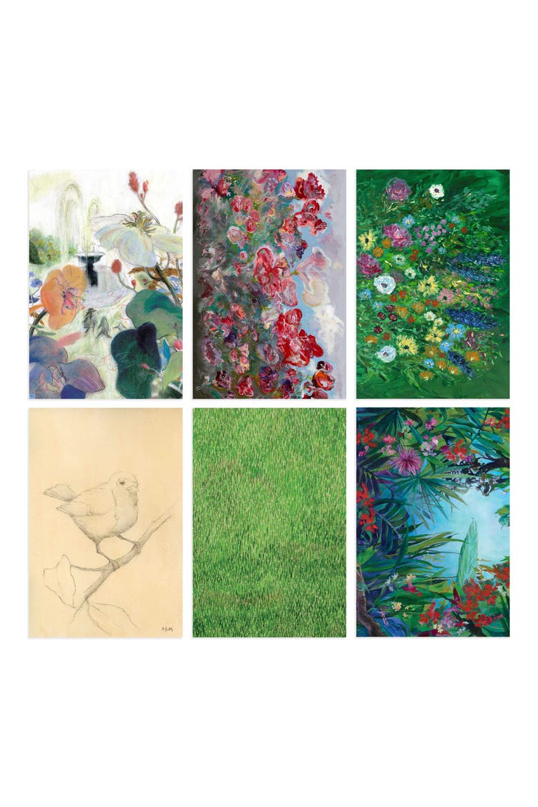 Inner Gardens Gift Wrap & Creative Papers, Alternate, color, Green