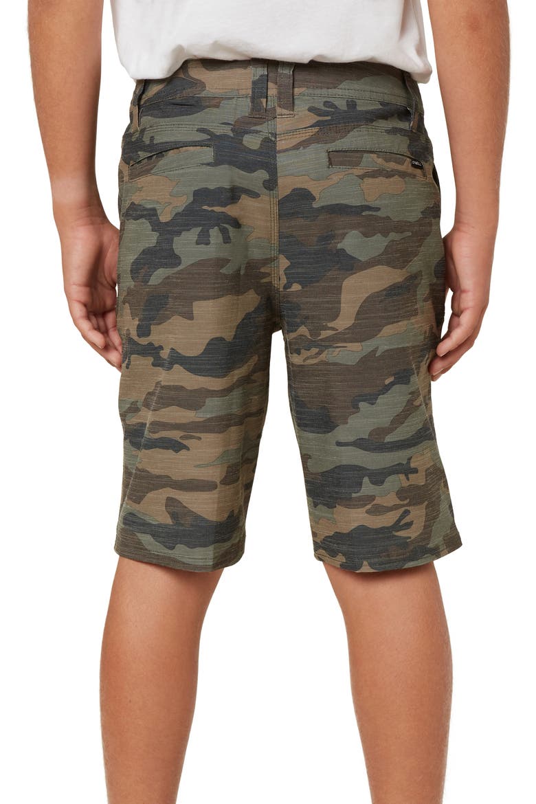 Kids' Locked Slub Hybrid Shorts, Alternate, color, CAMO