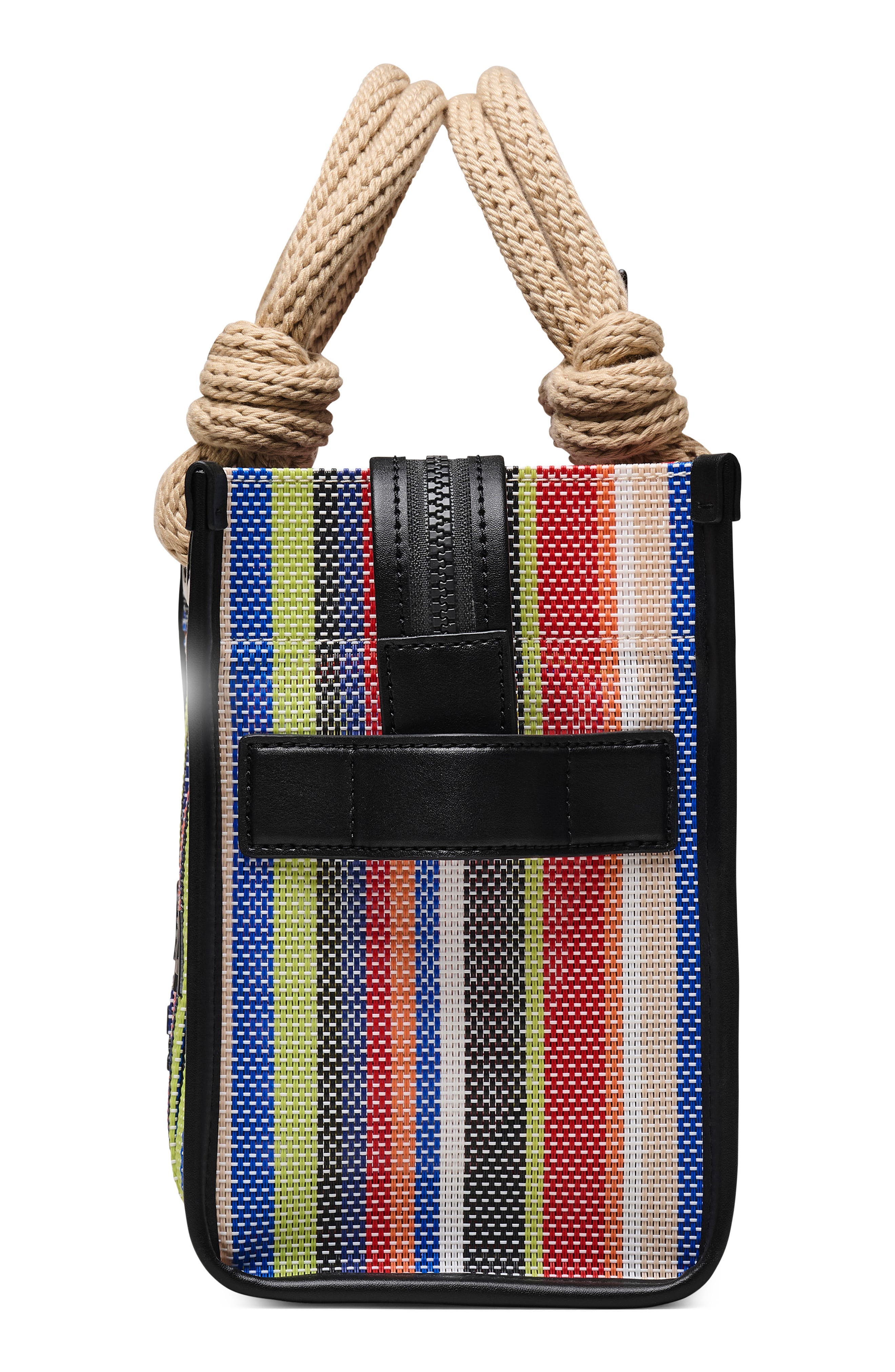 Marc Jacobs The Small Stripe Mesh Tote, Alternate, color, Red Multi