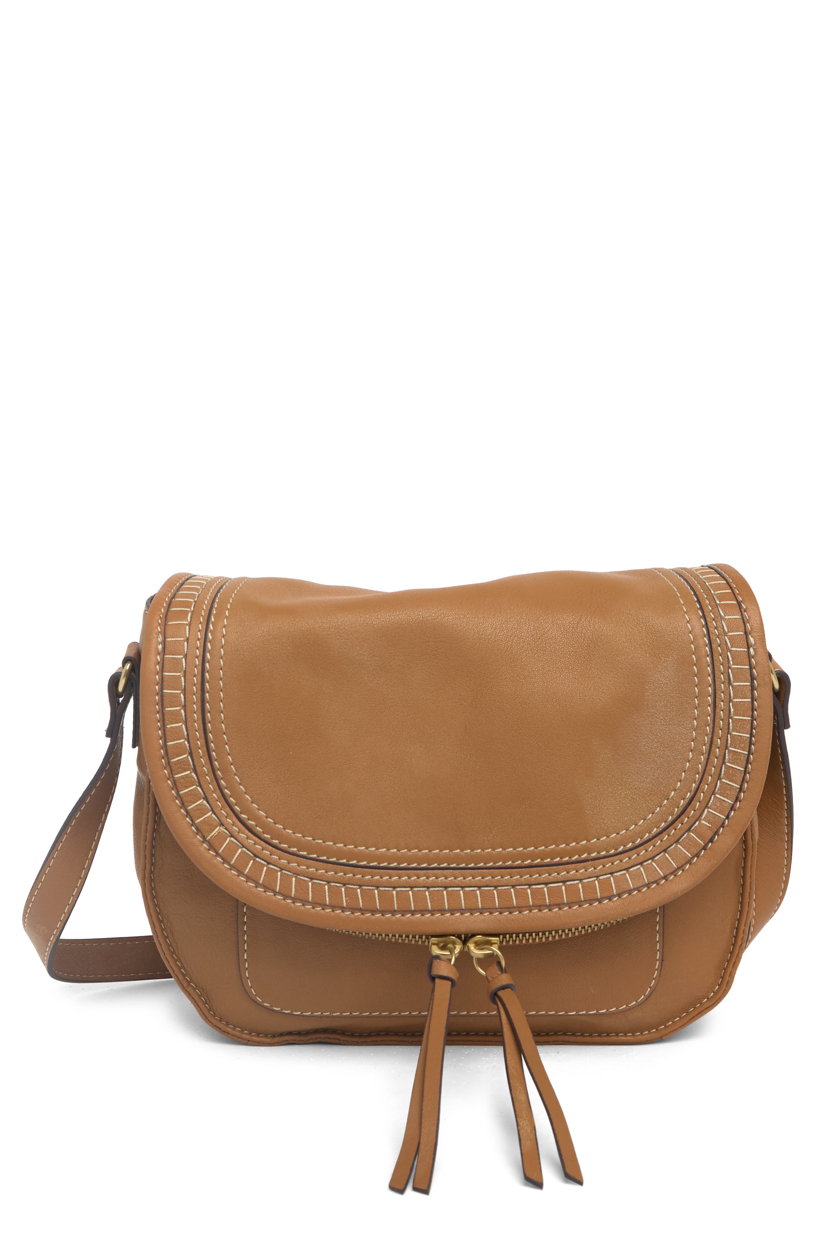 Lucky Brand Kiah Leather Crossbody Bag, Main, color, 