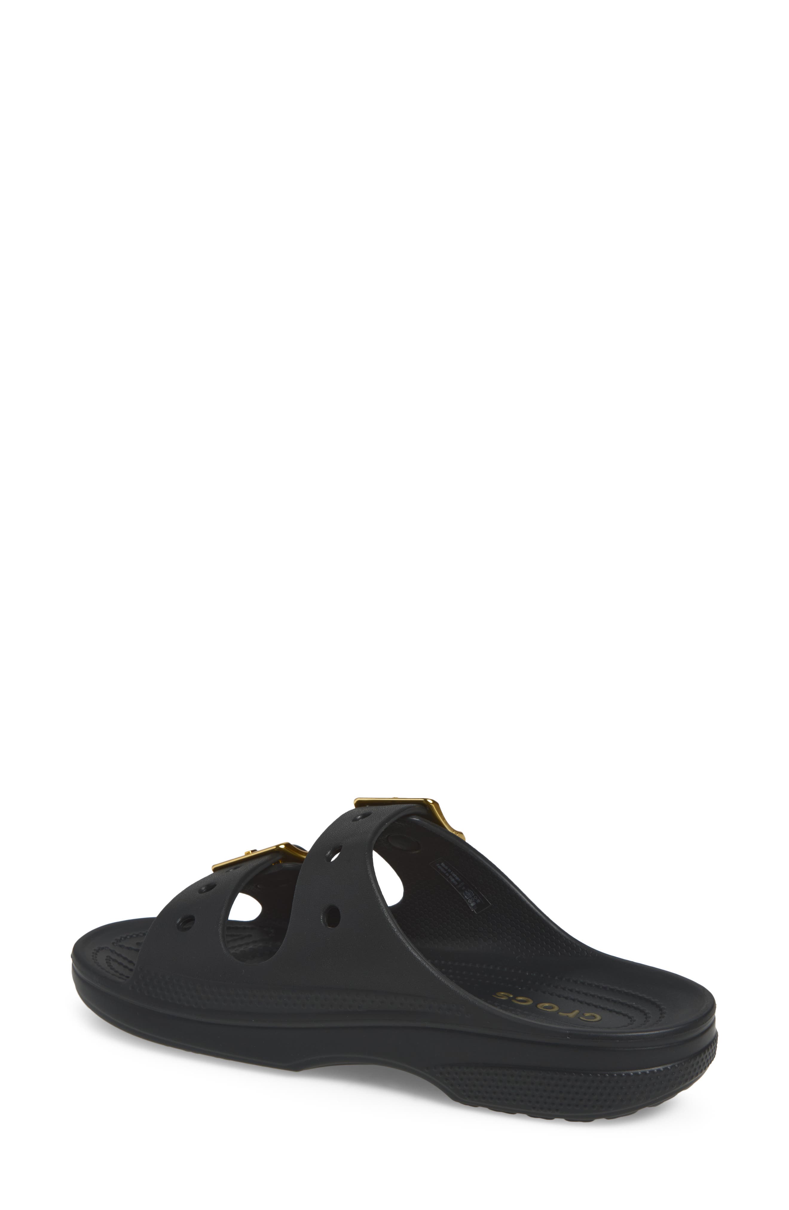 Saturday Slide Sandal, Alternate, color, BLACK