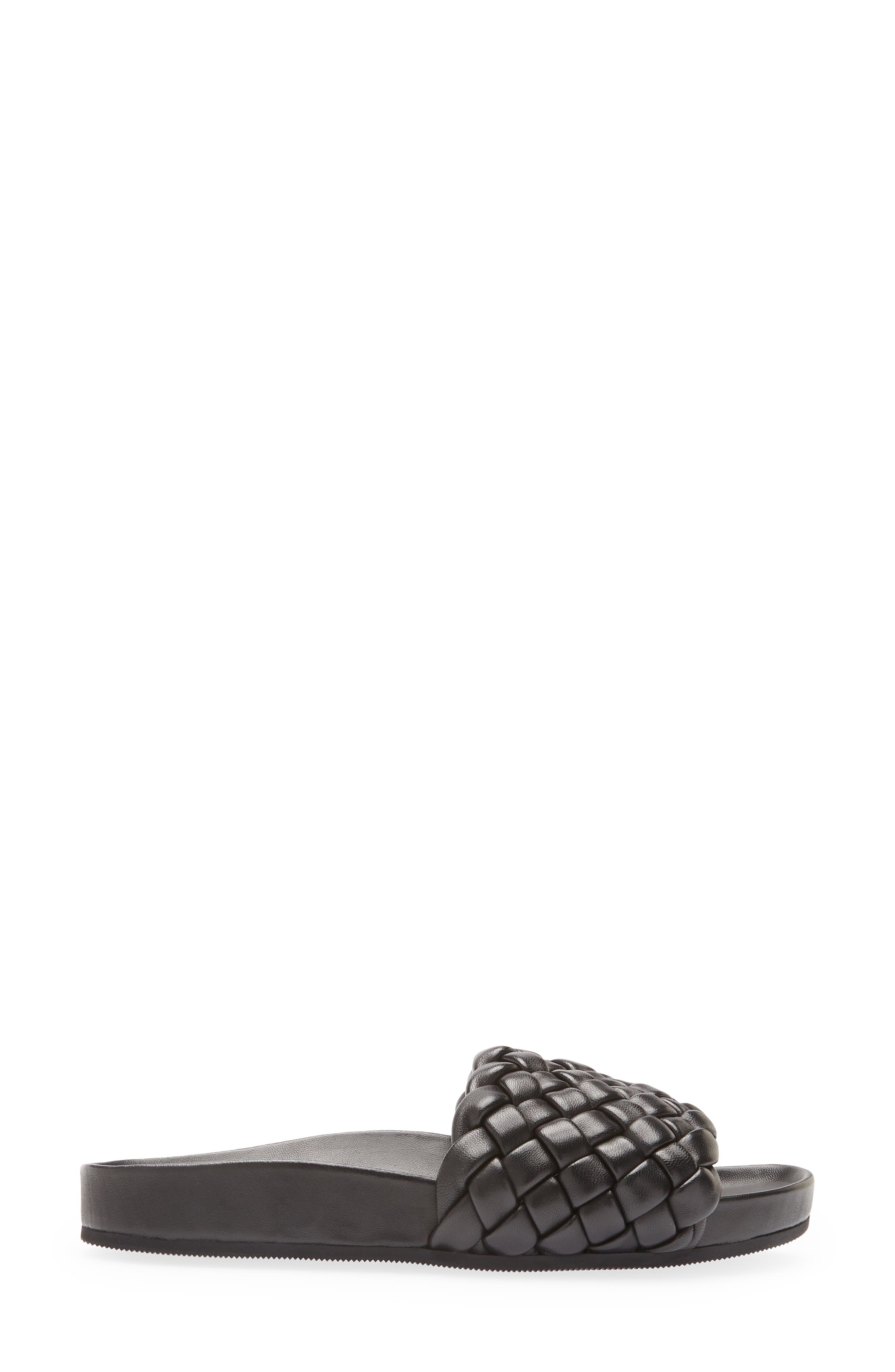 Loeffler Randall Sonnie Woven Slide Sandal, Alternate, color, 