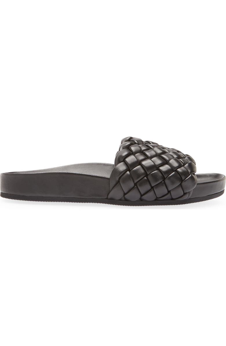Loeffler Randall Sonnie Woven Slide Sandal, Alternate, color,