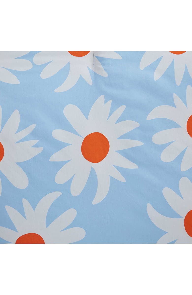 Marimekko Rakastaa Ei Rakasta Cotton Comforter & Shams Set, Alternate, color, Light Blue