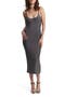 Saoirse Metallic Body-Con Midi Dress