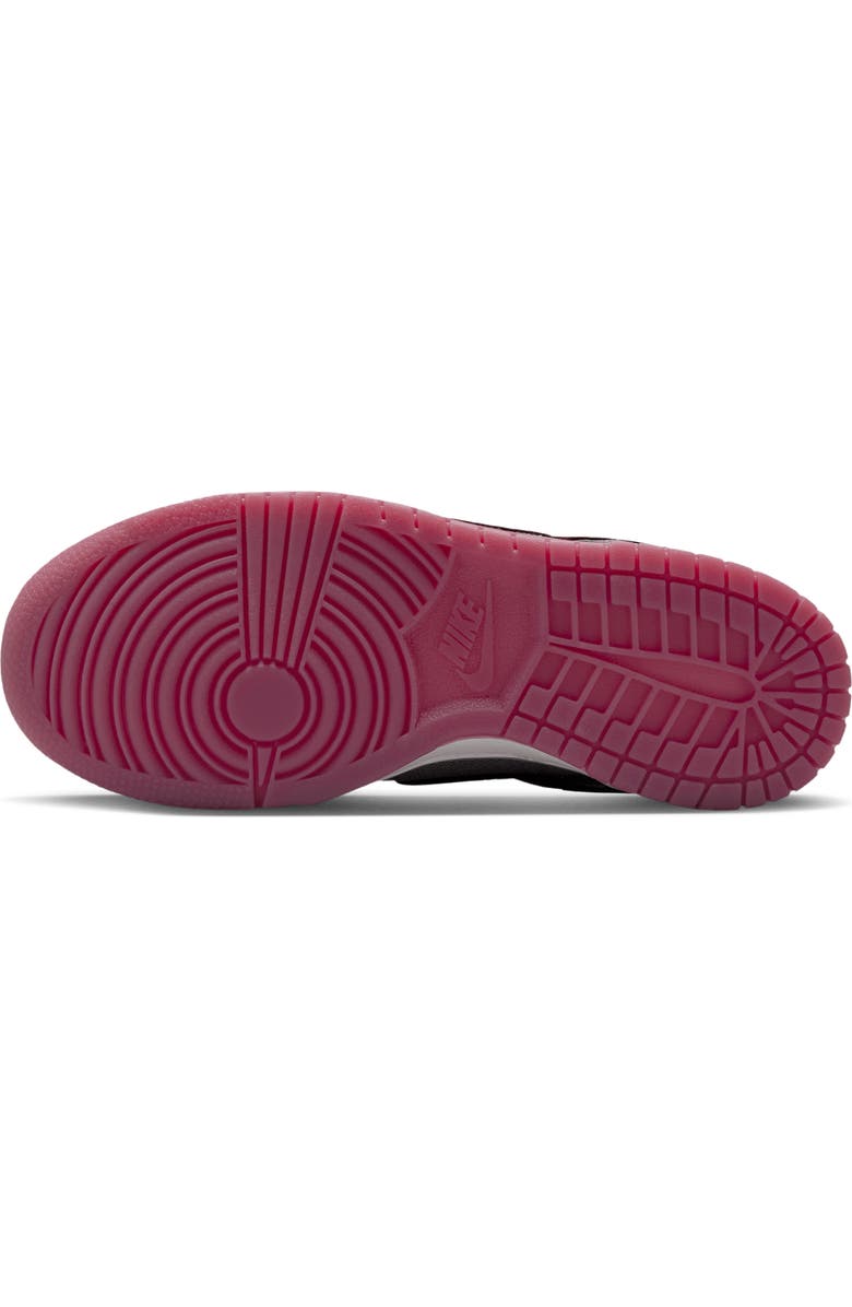 Nike Kids' Dunk Low Basketball Sneaker, Alternate, color, Platinum/ Grey/ Red/ Burgundy