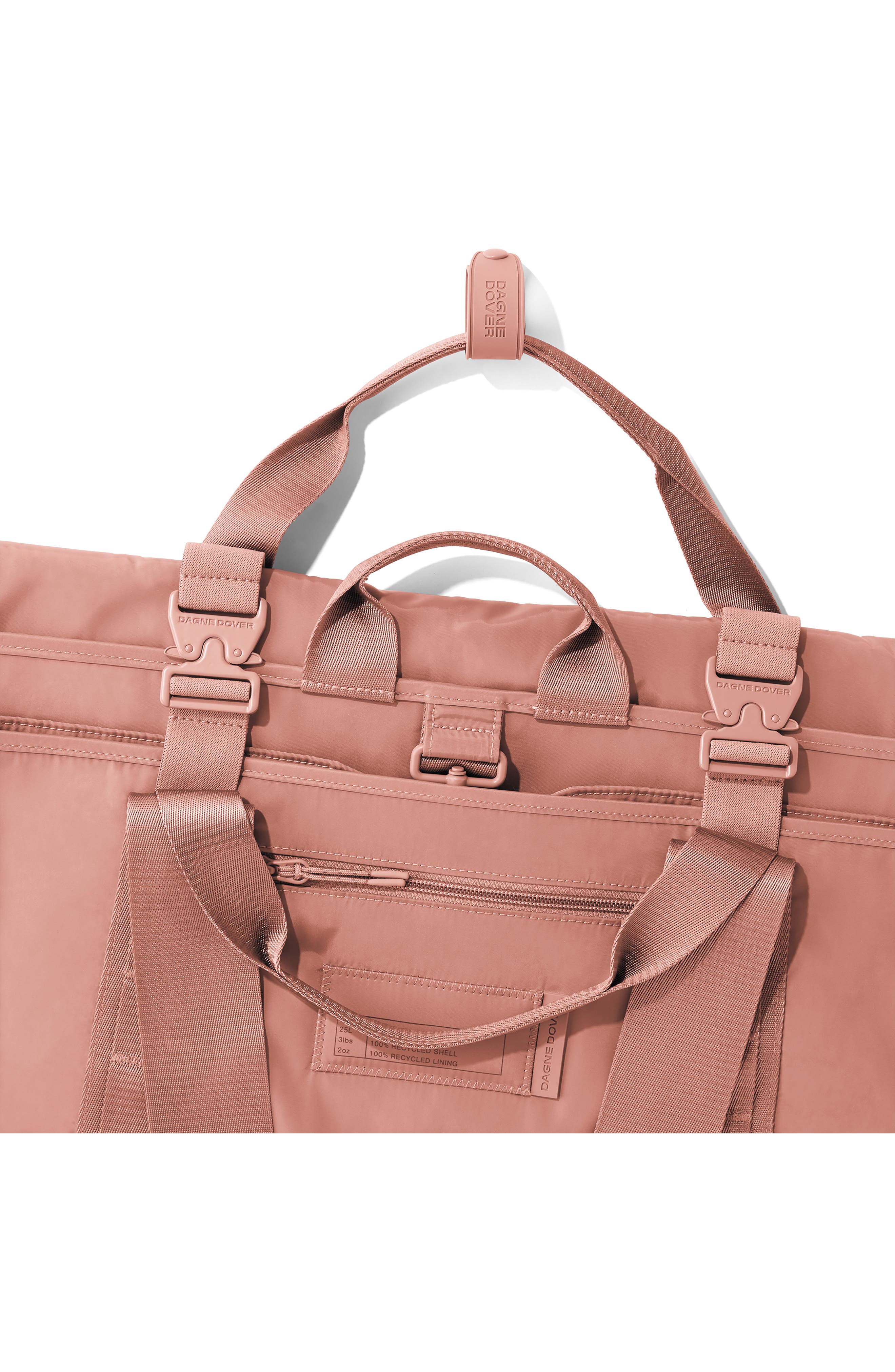 Dagne Dover Capri Garment Bag, Alternate, color, Warm Dust
