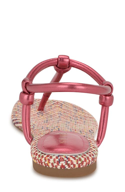 Shop Nine West Nortny Ankle Strap Sandal In Medium Pink