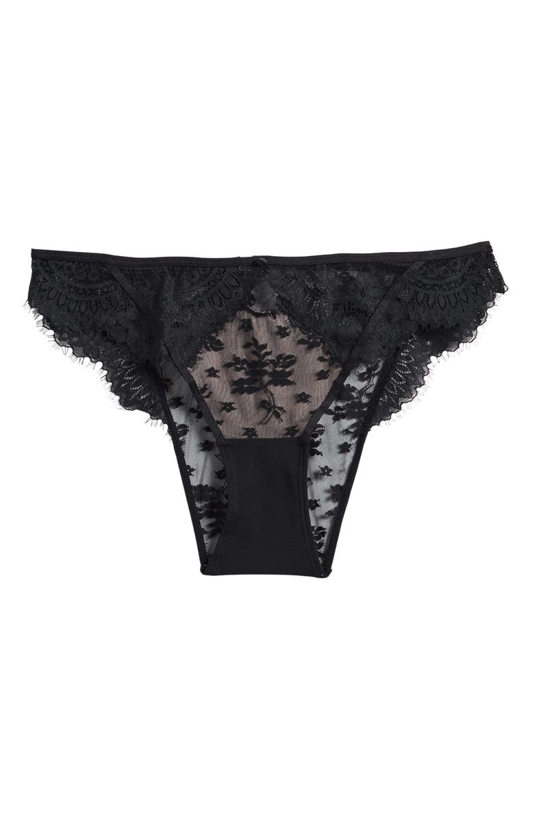 Hunkemöller Lou Brazilian Briefs, Main, color, Caviar