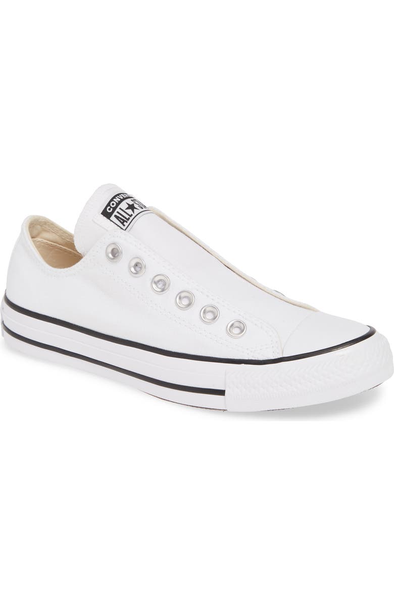 Converse Chuck Taylor<sup>®</sup> All Star<sup>®</sup> Laceless Low Top Sneaker, Main, color,