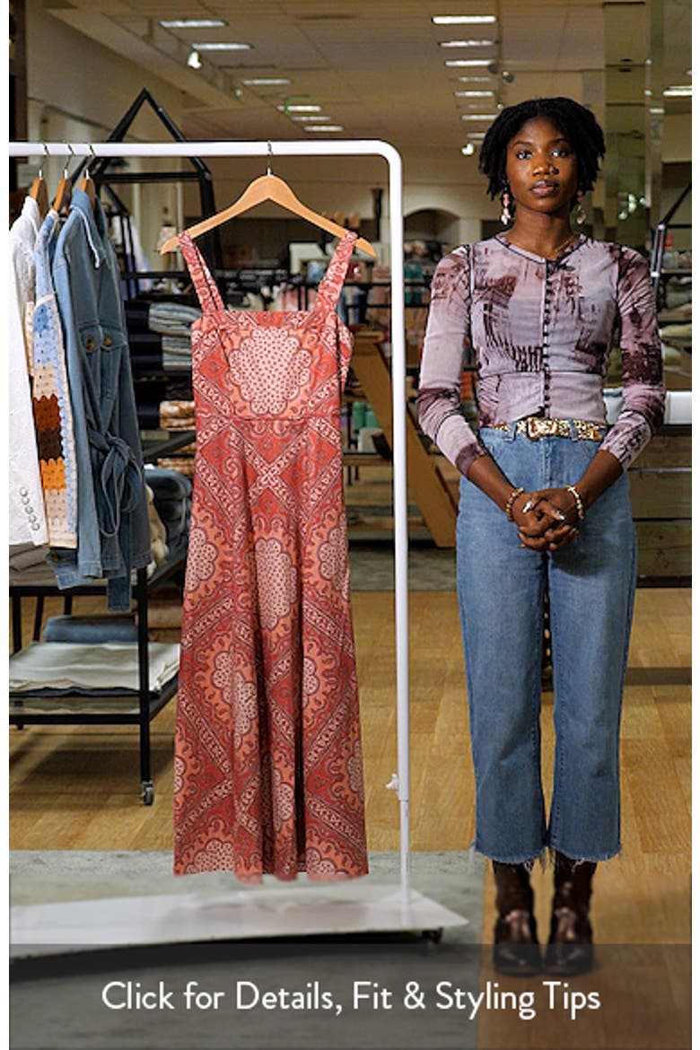 The Ezra Print Sleeveless Maxi Dress video